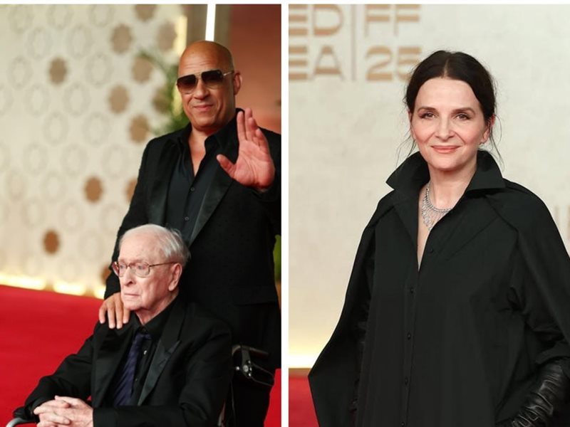 جوليت بينوش وفان ديزل ومايكل كين على ريد كاربت افتتاح مهرجان البحر الأحمر