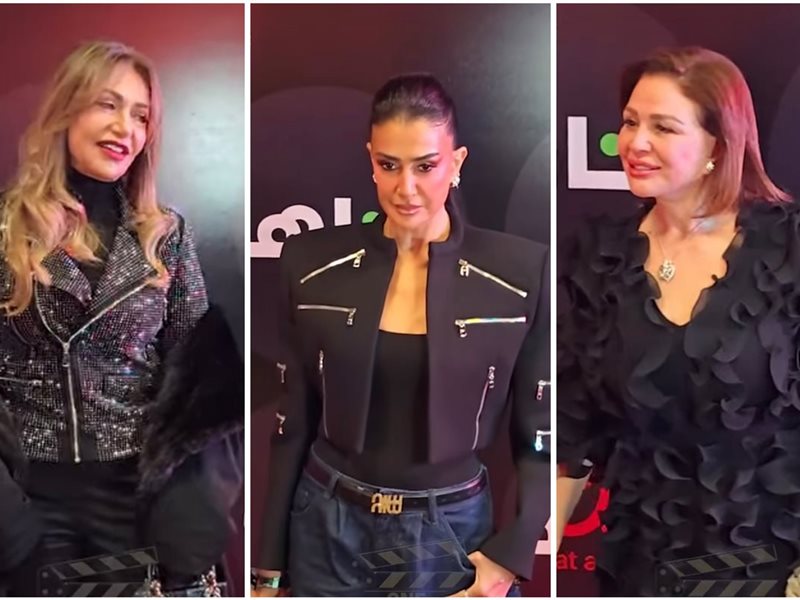 غادة عبد الرازق والهام شاهين وليلى علوي ابرز حضور حفل شاهد