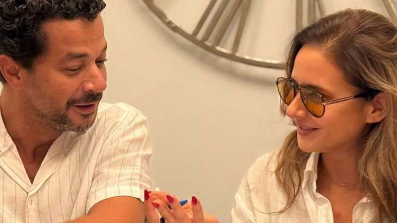 نيللي كريم وشريف