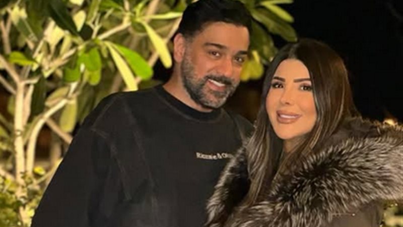 إلهام الفضالة وزوجها