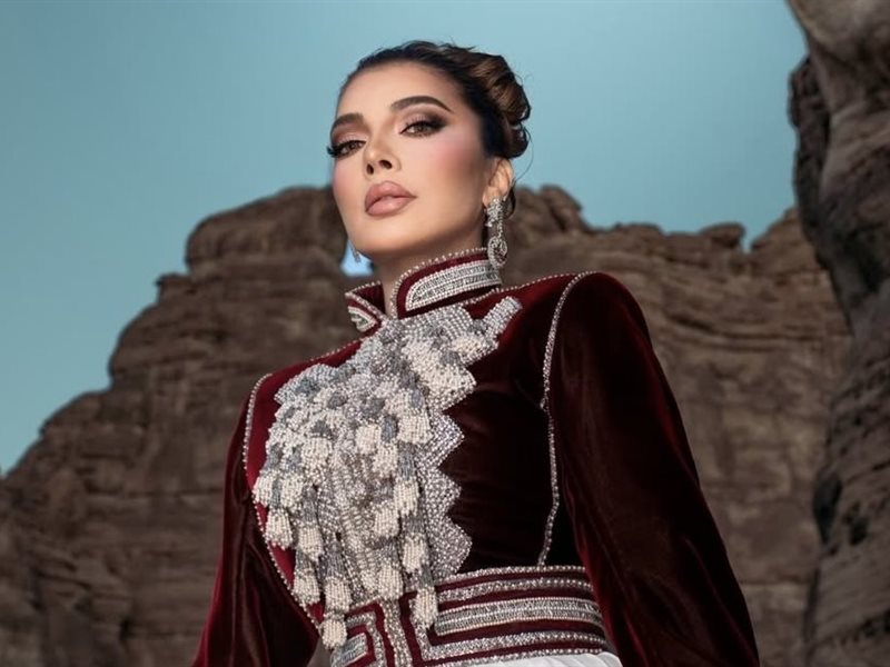 اصالة تتالق بإطلالة تراثية جذابة قبيل حفلها بالعلا