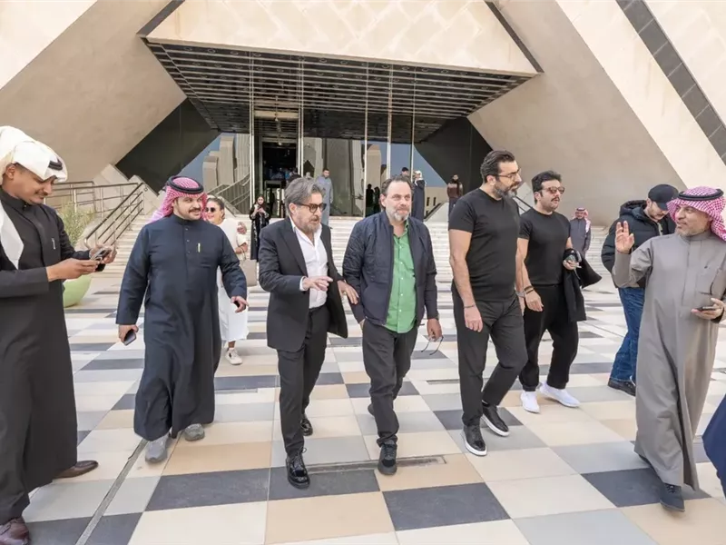 نجوم الدراما السورية يلتقون بهيئة الإذاعة والتلفزيون السعودية