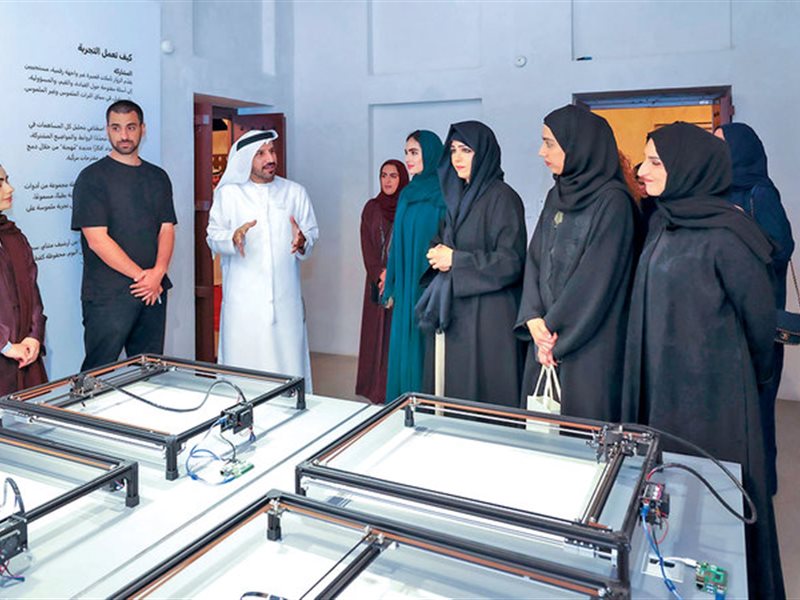 لطيفة بنت محمد في جولتها 