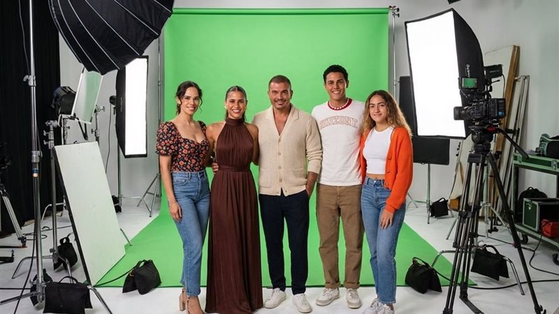 عمرو دياب وأبنائه