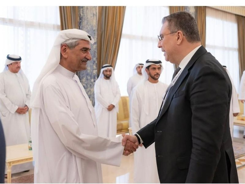 لقاء يجمع عمرو الليثي وحاكم إمارة الفجيرة لبحث التعاون في دعم الإعلام الإسلامي