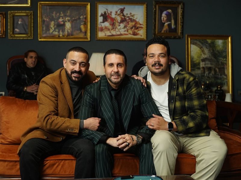 هشام ماجد ومصطفى غريب ودياب