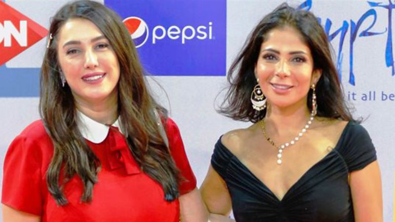 منى زكي وكندة علوش