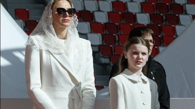 الأميرة شارلين وابنتها