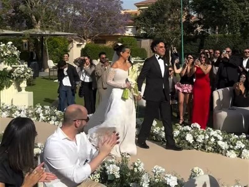 الصور الأولى من حفل زفاف المخرج هاني خليفة والمنتجة رنا حسانين
