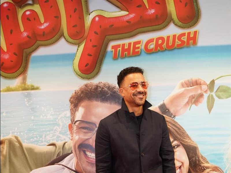أحمد داود من العرض الخاص لفيلمه الكراش