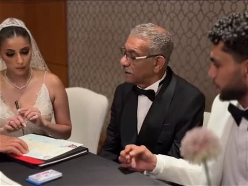 صور حفل عقد قران زياد نجل الفنان سيد رجب