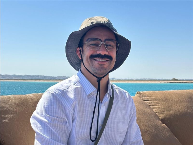 بالصور..أحمد داود من كواليس فيلم الكراش