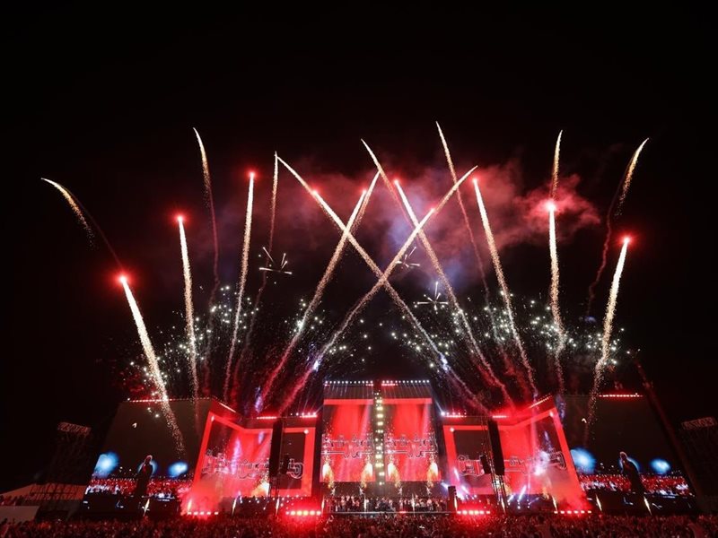عمرو دياب يشعل افتتاح U Arena في العلمين الجديدة