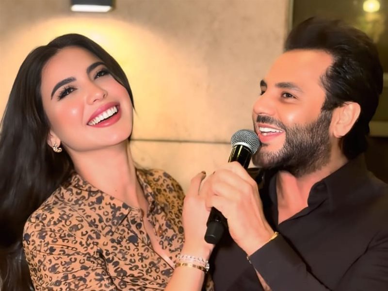 على طريقة «أنا والعسل».. نيشان يرحب بـ نوران ماجد