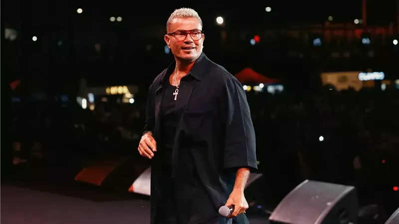 عمرو دياب فى حفل